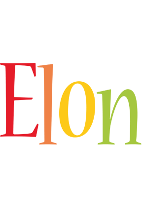 Elon birthday logo