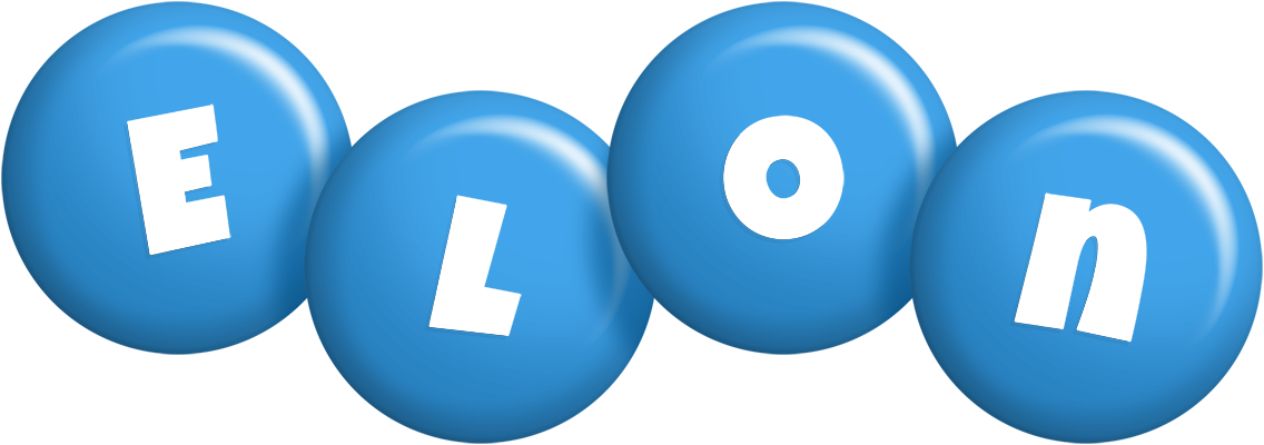 Elon candy-blue logo