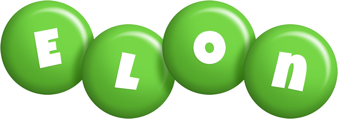 Elon candy-green logo