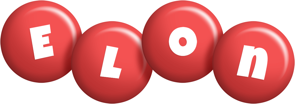 Elon candy-red logo