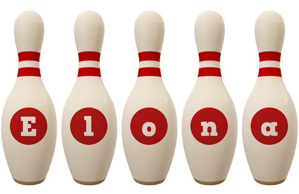 Elona bowling-pin logo
