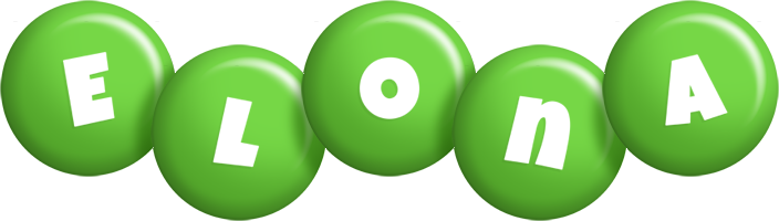 Elona candy-green logo