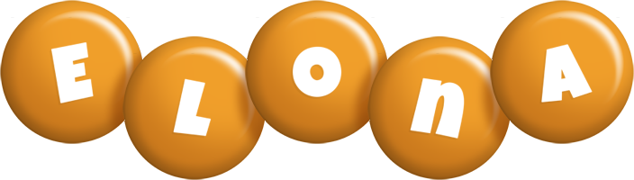 Elona candy-orange logo