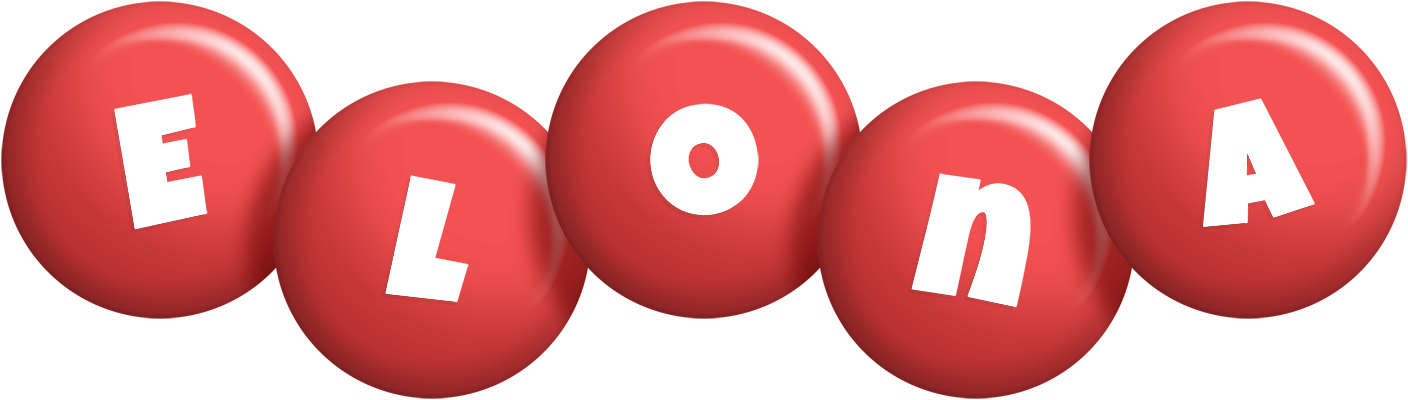 Elona candy-red logo