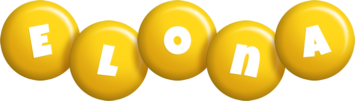 Elona candy-yellow logo