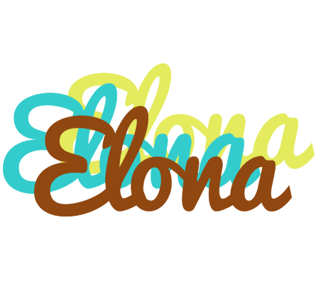 Elona cupcake logo
