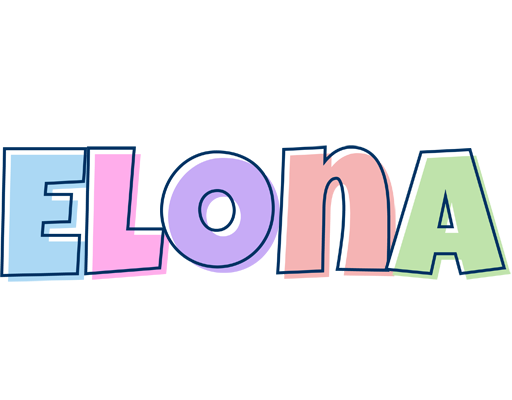 Elona pastel logo