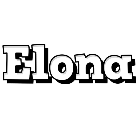 Elona snowing logo