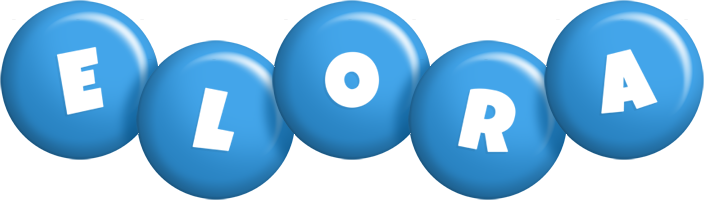 Elora candy-blue logo