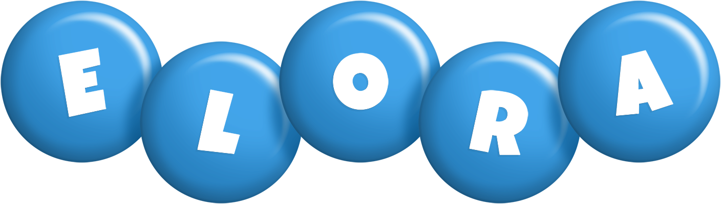 Elora candy-blue logo
