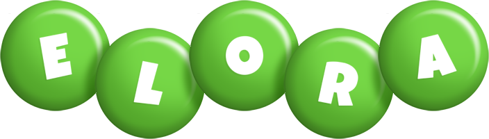 Elora candy-green logo