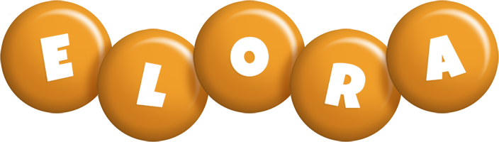 Elora candy-orange logo