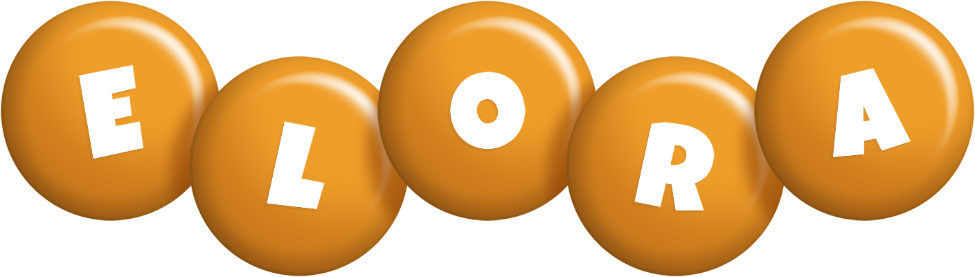 Elora candy-orange logo