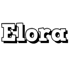 Elora snowing logo