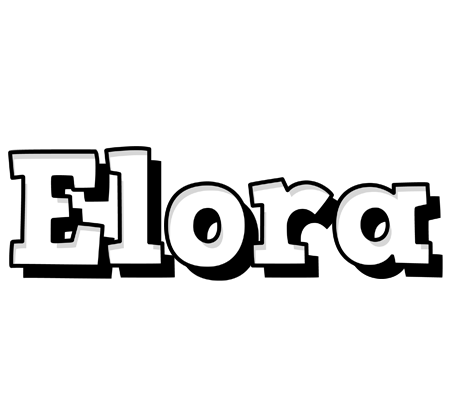Elora snowing logo