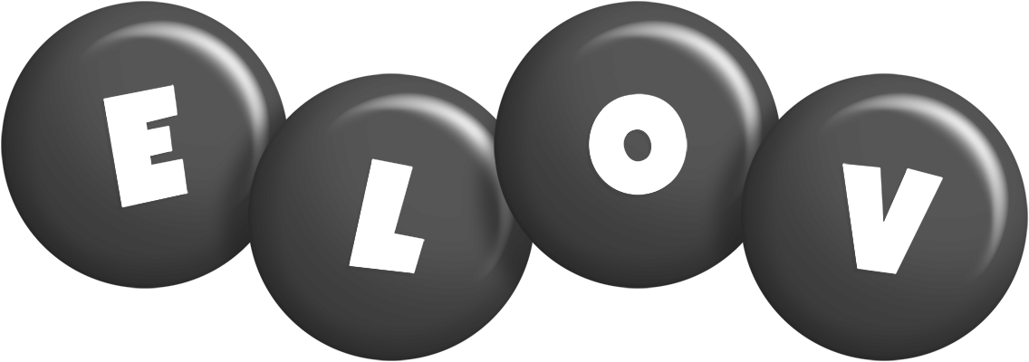 Elov candy-black logo