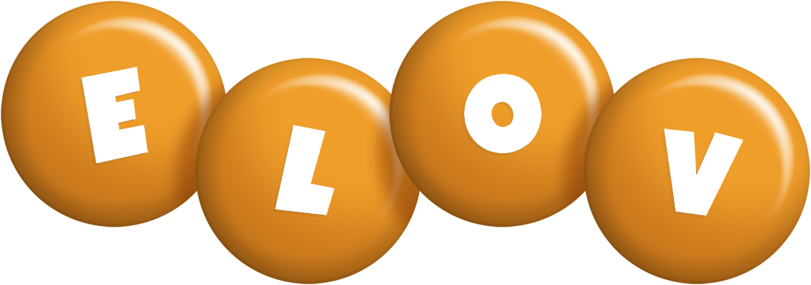 Elov candy-orange logo