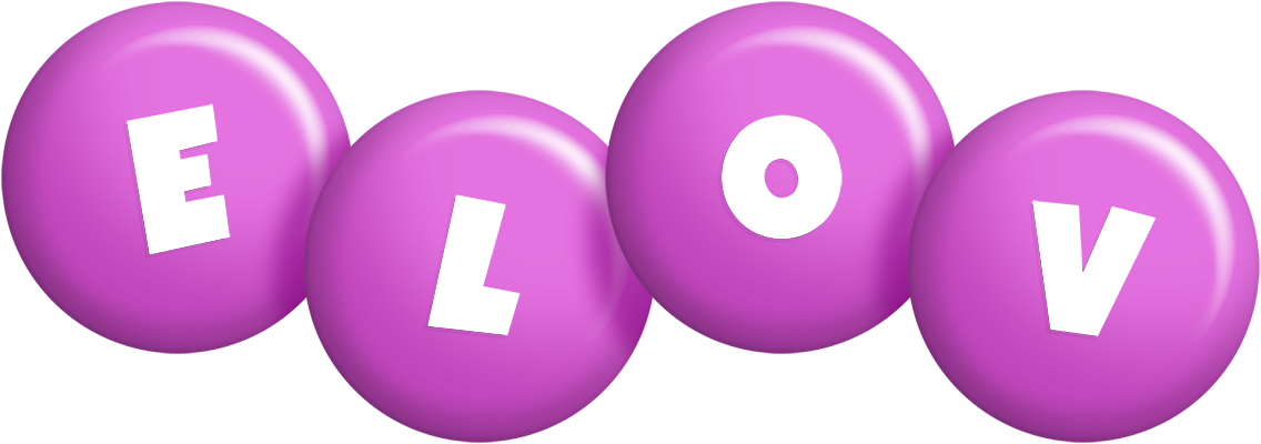 Elov candy-purple logo