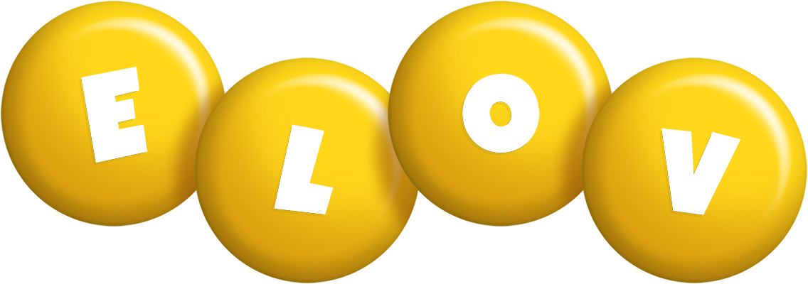 Elov candy-yellow logo