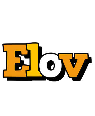 Elov cartoon logo