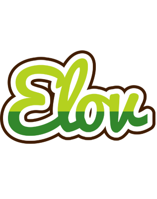 Elov golfing logo