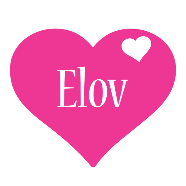Elov love-heart logo