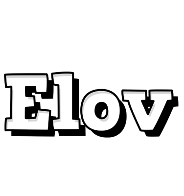 Elov snowing logo