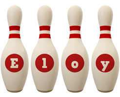 Eloy bowling-pin logo