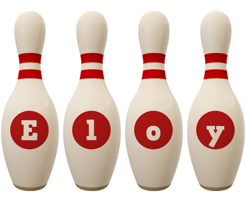 Eloy bowling-pin logo