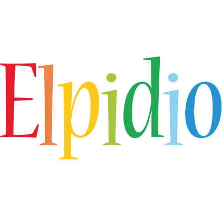 Elpidio birthday logo