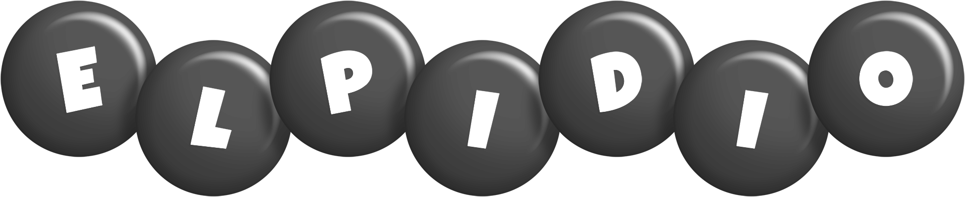 Elpidio candy-black logo