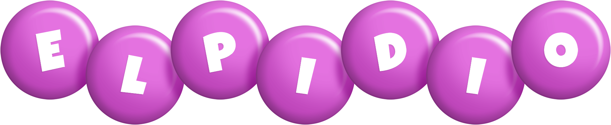 Elpidio candy-purple logo