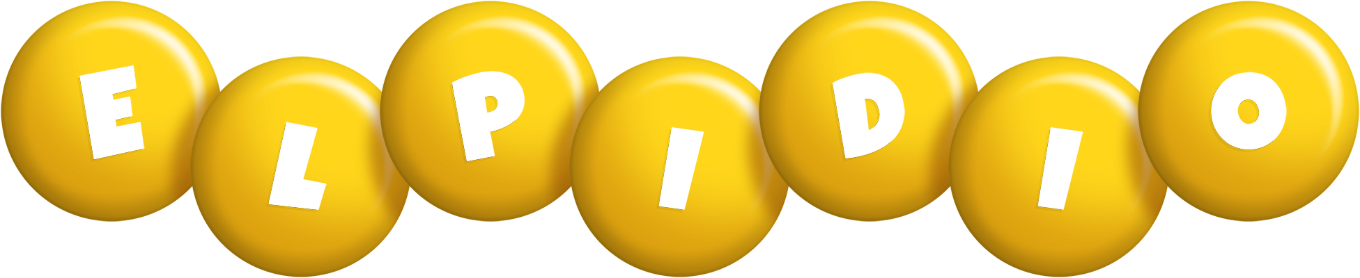Elpidio candy-yellow logo