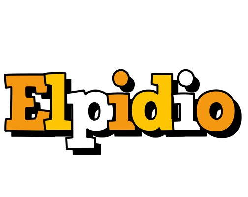Elpidio cartoon logo