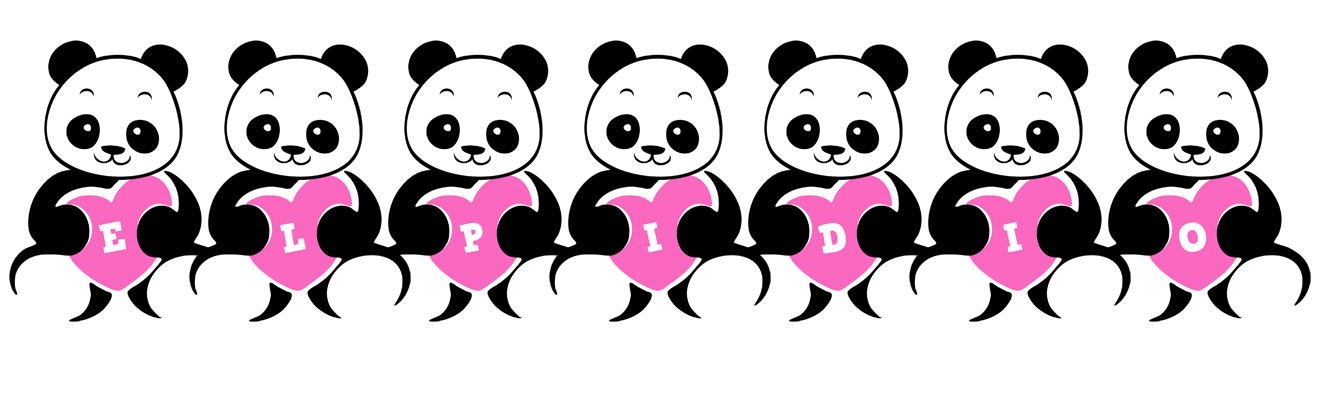 Elpidio love-panda logo