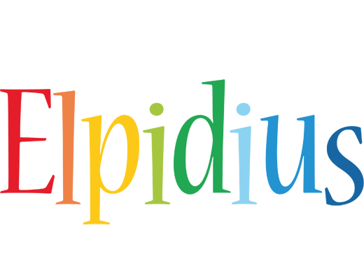 Elpidius birthday logo