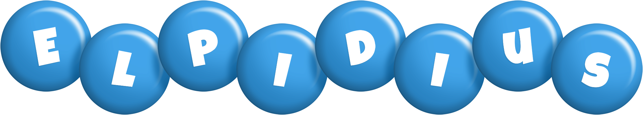 Elpidius candy-blue logo