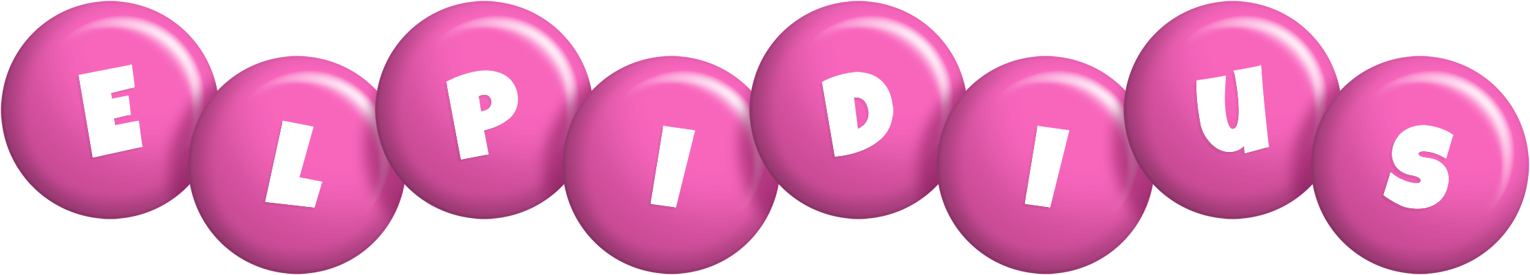Elpidius candy-pink logo
