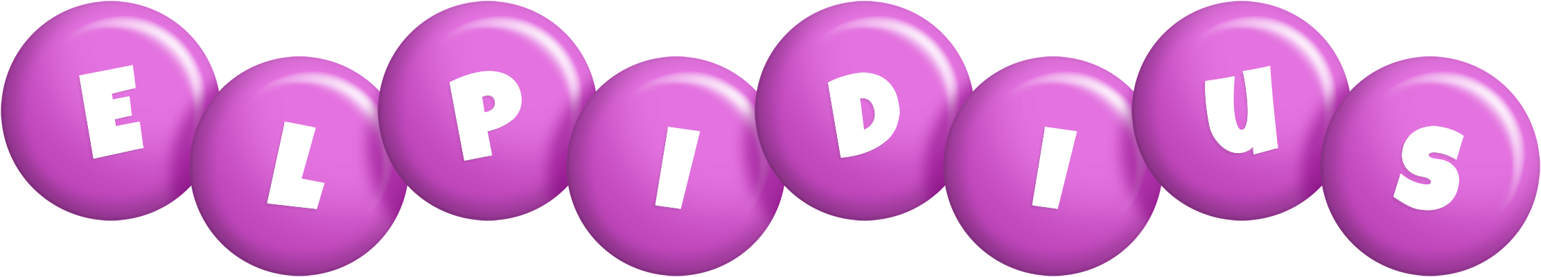Elpidius candy-purple logo