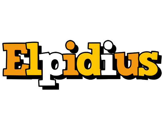 Elpidius cartoon logo
