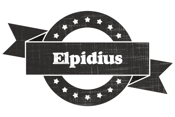 Elpidius grunge logo