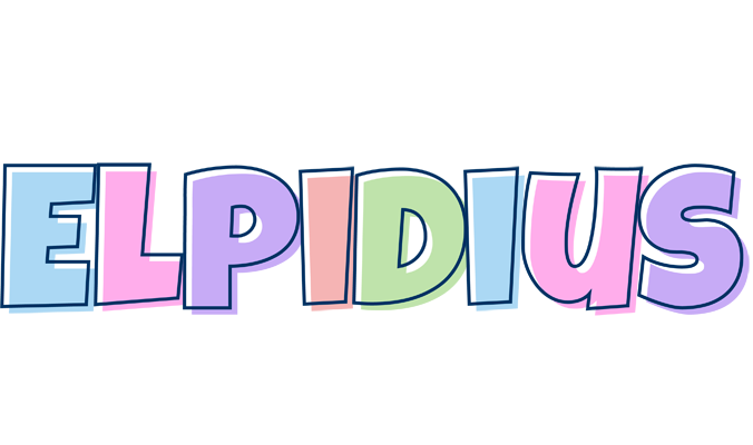 Elpidius pastel logo