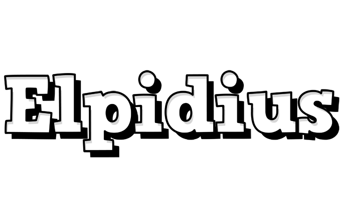 Elpidius snowing logo