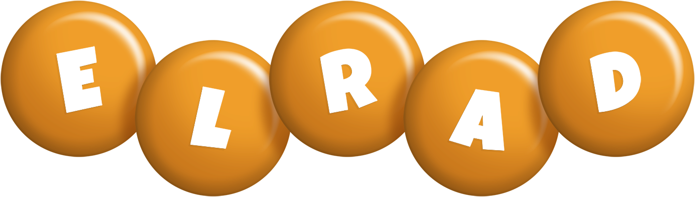 Elrad candy-orange logo
