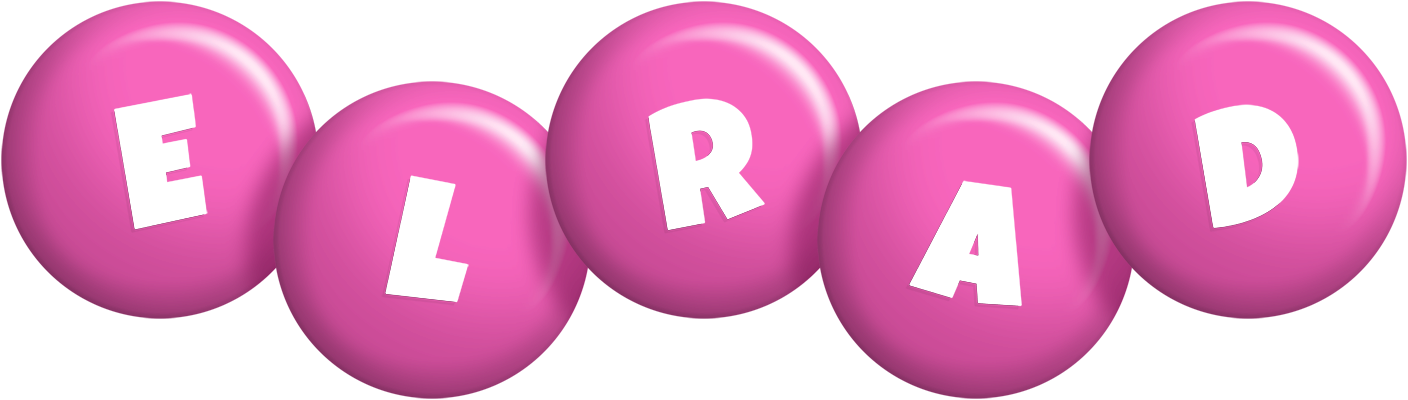 Elrad candy-pink logo