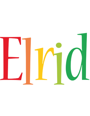 Elrid birthday logo