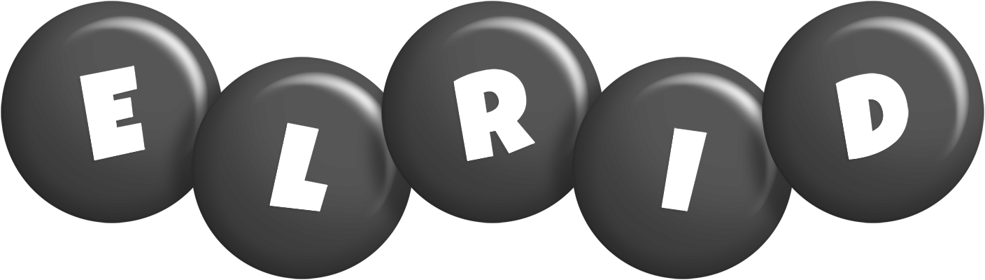 Elrid candy-black logo