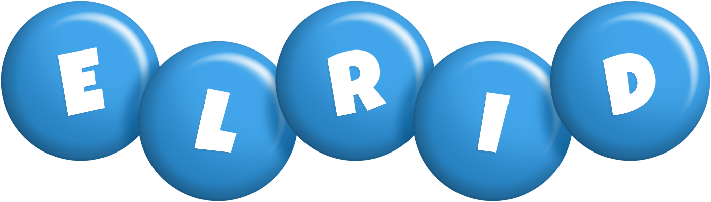 Elrid candy-blue logo