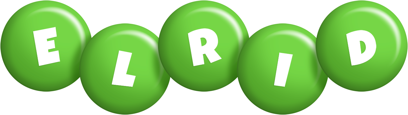 Elrid candy-green logo