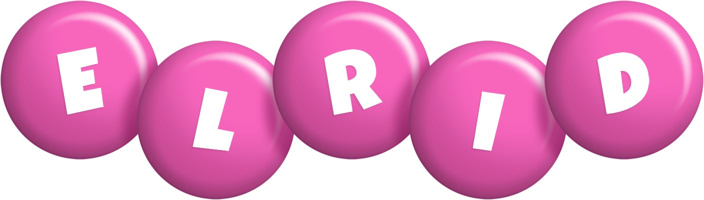 Elrid candy-pink logo